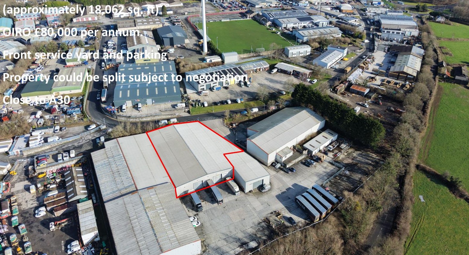 Units 3&4 Park A30, Quarry Crescent, Launceston, PL15 7PF